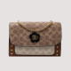 Brown Fashion Casual Patchwork Chains Bags