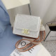 White Fashion Casual Patchwork Hot Drill Bags