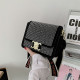 Black Fashion Casual Patchwork Hot Drill Bags