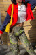 Red Casual Street Solid Patchwork Buckle Outerwear