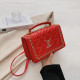 Red Fashion Casual Letter Patchwork Bags
