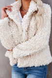 Pink Fashion Casual Solid Cardigan Mandarin Collar Outerwear