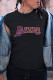 Black Street Sportswear Print Patchwork Letter O Neck T-Shirts