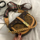 Coffee Fashion Vintage Print Patchwork Bags