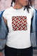 White Casual Vintage Print Patchwork O Neck T-Shirts