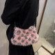 Pink Fashion Street Patchwork Chains Bags