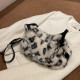 White Fashion Street Patchwork Chains Bags