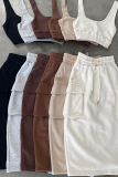 Grey Street Solid Patchwork Skinny Mid Waist Type H Solid Color Bottoms