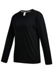 Black Casual Party Print Patchwork O Neck Tops