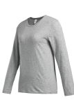 Grey Work Street Print Letter O Neck Tops