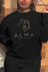 Black Sportswear Daily Print Patchwork O Neck Tops