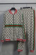Light Khaki Fashion Street Letter Patchwork Mandarin Collar Long Sleeve Two Pieces