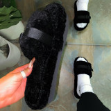 Green Casual Sweet Split Joint Opend Keep Warm Comfortable Shoes