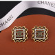 Gold Fashion Daily Letter Patchwork Earrings