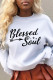 White Street Sportswear Print Patchwork O Neck Tops