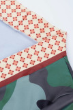 Decorative pattern cardigan Leopard Print Camouflage Lips Print Print Long Sleeve Outerwear