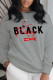 Grey Fashion Daily Print Patchwork O Neck Tops