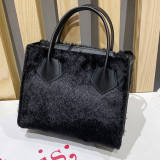 Leopard Print Fashion Casual Solid Patchwork Crossbody Bag