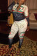 White Fashion Casual Print Patchwork Zipper Collar Long Sleeve Two Pieces