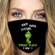 White Green Fashion Casual Cartoon Print Mask