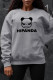 Grey Fashion Street Print Patchwork O Neck Tops