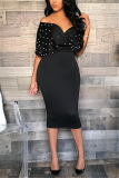 Pink Fashion Sexy V Neck Dress
