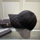 Black Fashion Simplicity Letter Patchwork Hat