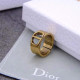 Gold Fashion Simplicity Geometric Letter Rings