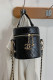 Black Fashion Daily Plaid Chains Bags