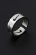 Silver Fashion Simplicity Geometric Hollowed Out Rings