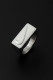 White Fashion Simplicity Geometric Patchwork Rings