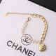 Gold Fashion Daily Letter Patchwork Bracelets