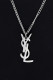 Silver Fashion Simplicity Letter Chains Necklaces
