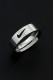 Silver Fashion Simplicity Geometric Hollowed Out Rings