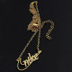 Gold Fashion Simplicity Geometric Chains Letter Necklaces