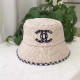 Khaki Fashion Street Letter Embroidered Hat