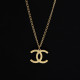 Gold Fashion Simplicity Letter Chains Necklaces