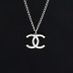 Silver Fashion Simplicity Letter Chains Necklaces