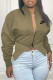 Light Brown Fashion Street Print Patchwork Mandarin Collar Tops