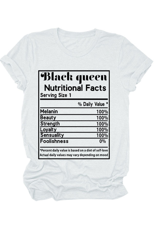 White Black Blue Pink Yellow O Neck Short Sleeve Letter Print Tops