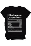 White Black Blue Pink Yellow O Neck Short Sleeve Letter Print Tops
