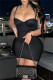 Black Sexy Casual Solid Backless Spaghetti Strap Sleeveless Dress