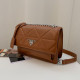 Brown Fashion Simplicity Letter Patchwork Chains Bags