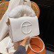 White Fashion Simplicity Solid Patchwork Bags