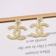 Gold Fashion Simplicity Letter Patchwork Earrings