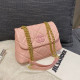 Pink Fashion Simplicity Solid Patchwork Bags