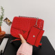 Red Fashion Simplicity Solid Letter Bags