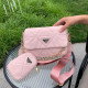 Pink Fashion Simplicity Letter Patchwork Bags