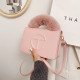 Light Pink Fashion Simplicity Solid Patchwork Bags