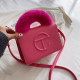 Rose Pink Fashion Simplicity Solid Patchwork Bags